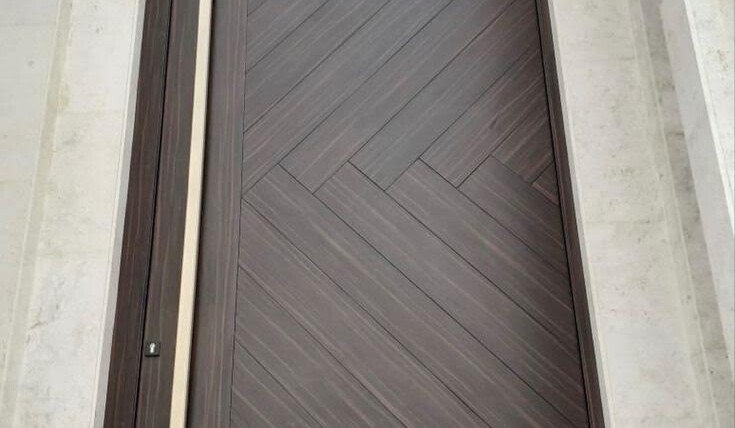 Wooden Door with Modern Design