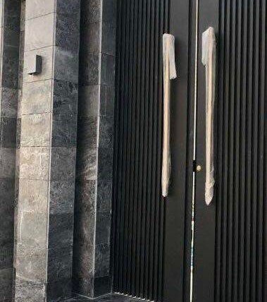 Modern Iron Door Installation